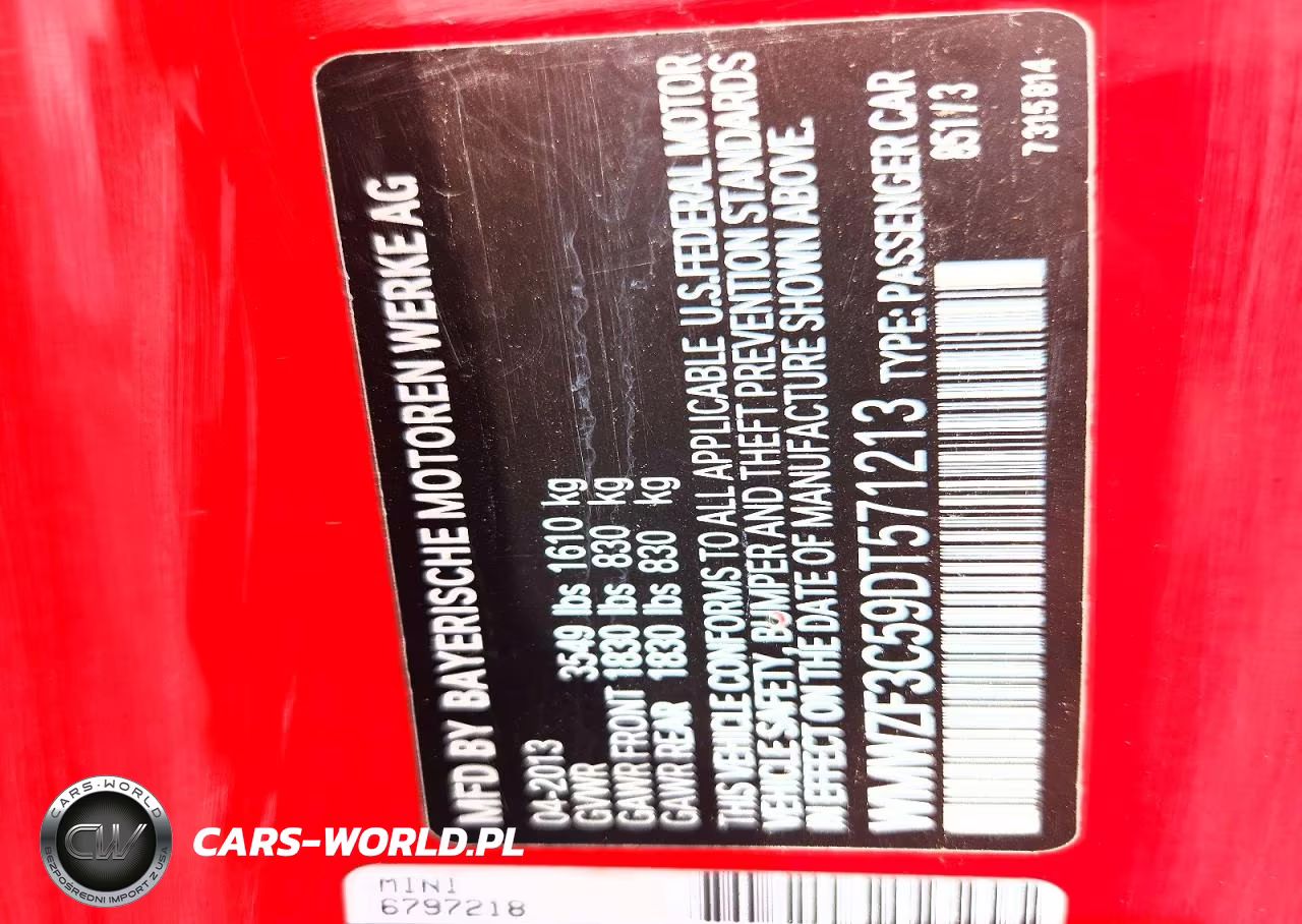 2013 Mini Cooper Clubman VIN:WMWZF3C59DT571213 - 12