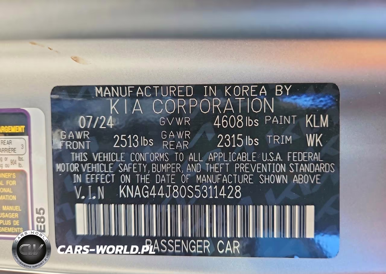 2025 Kia K5 Gt VIN:KNAG44J80S5311428 - 12