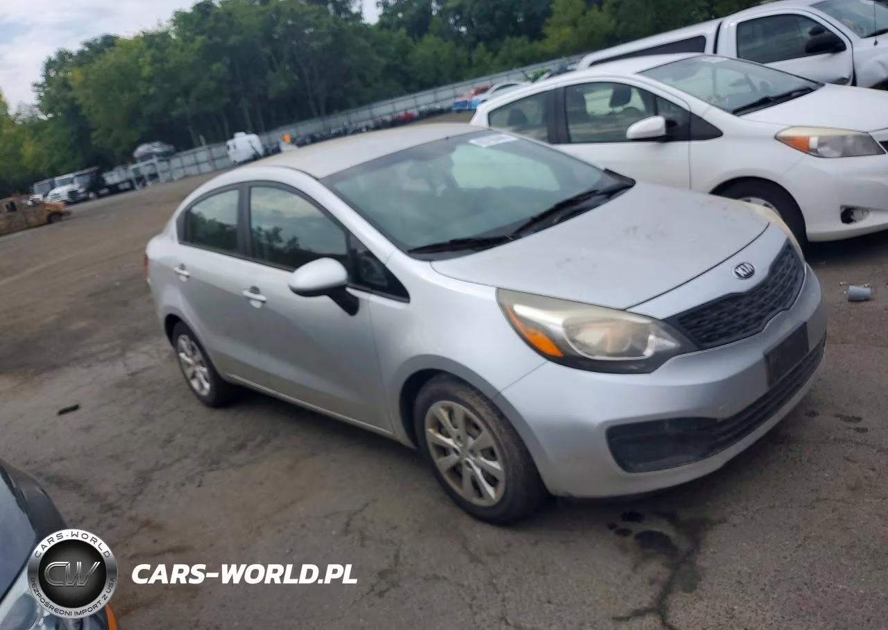 2014 Kia Rio Lx VIN:KNADM4A35E6397812 - 4