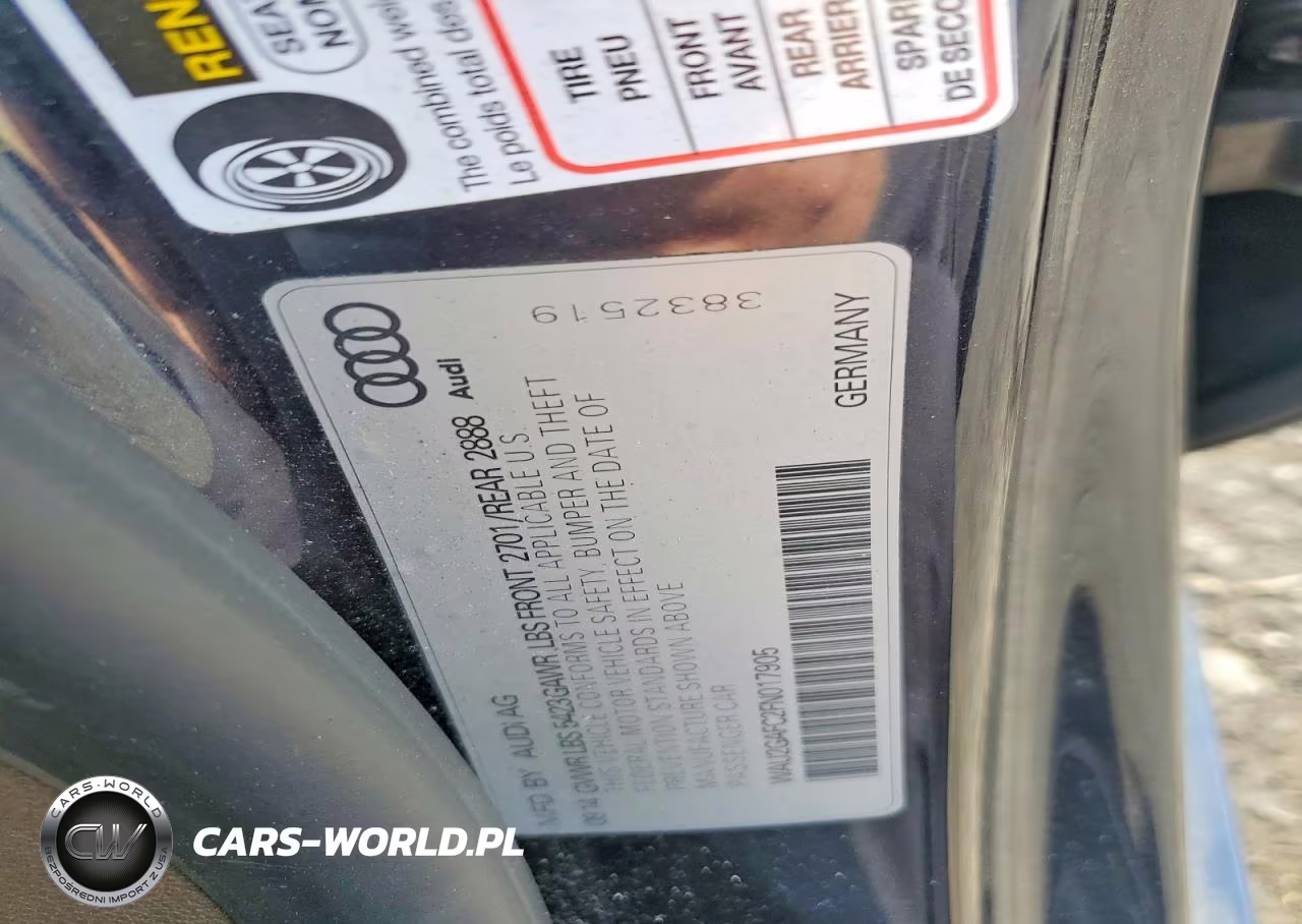 2015 Audi A7 Prestige VIN:WAU2GAFC2FN017905 - 13