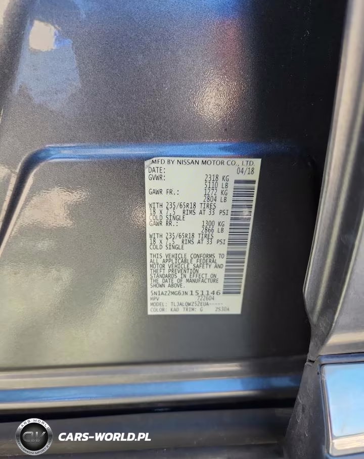 2018 Nissan Murano Sv VIN:5N1AZ2MG6JN151146 - 13