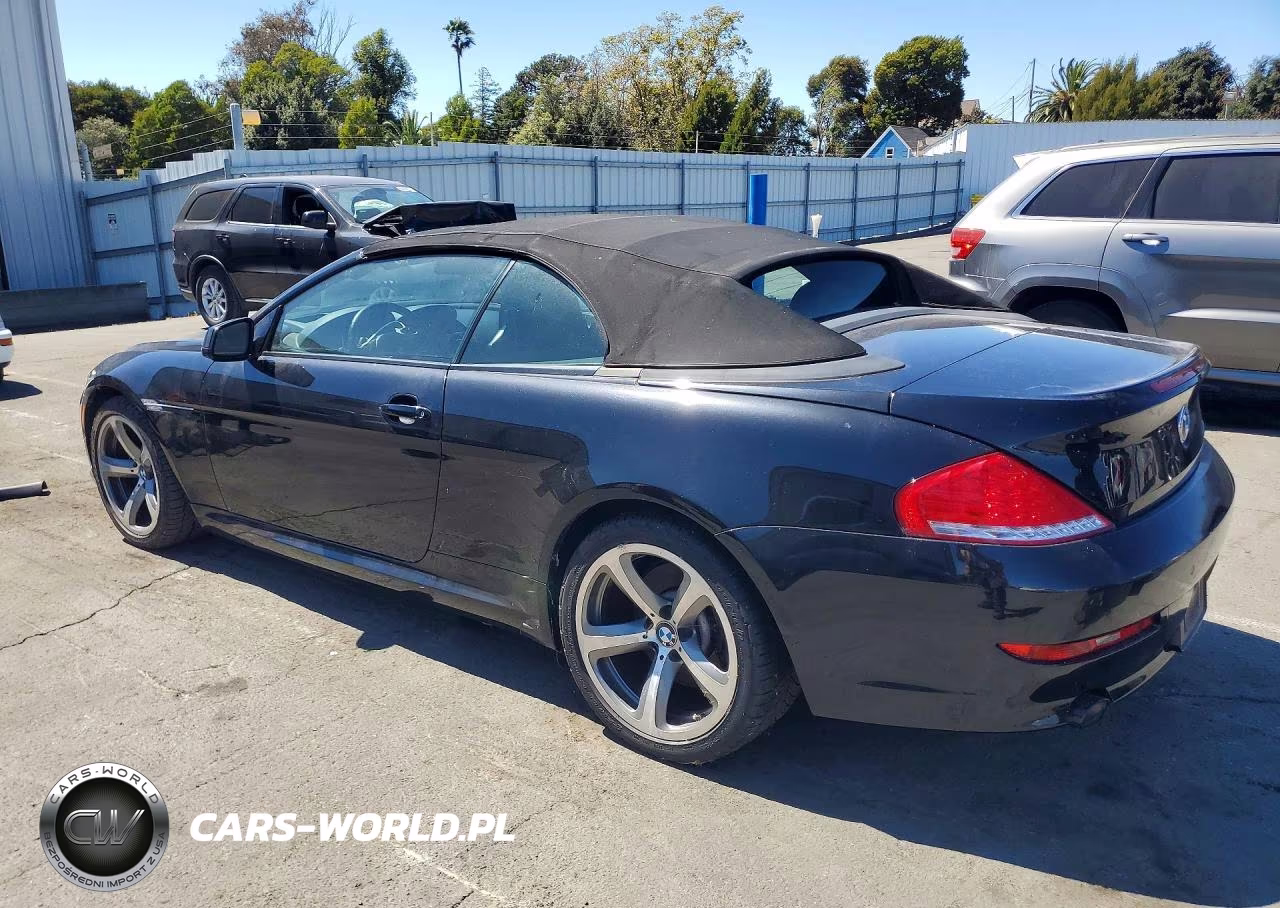 2010 BMW 650 I VIN:WBAEB5C50AC225231 - 2