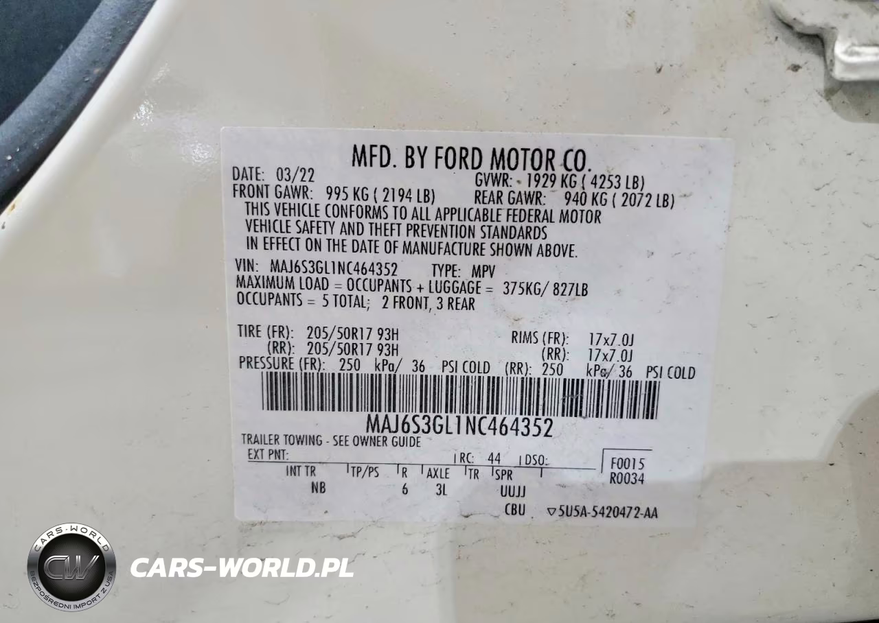 2022 Ford Ecosport S VIN:MAJ6S3GL1NC464352 - 14