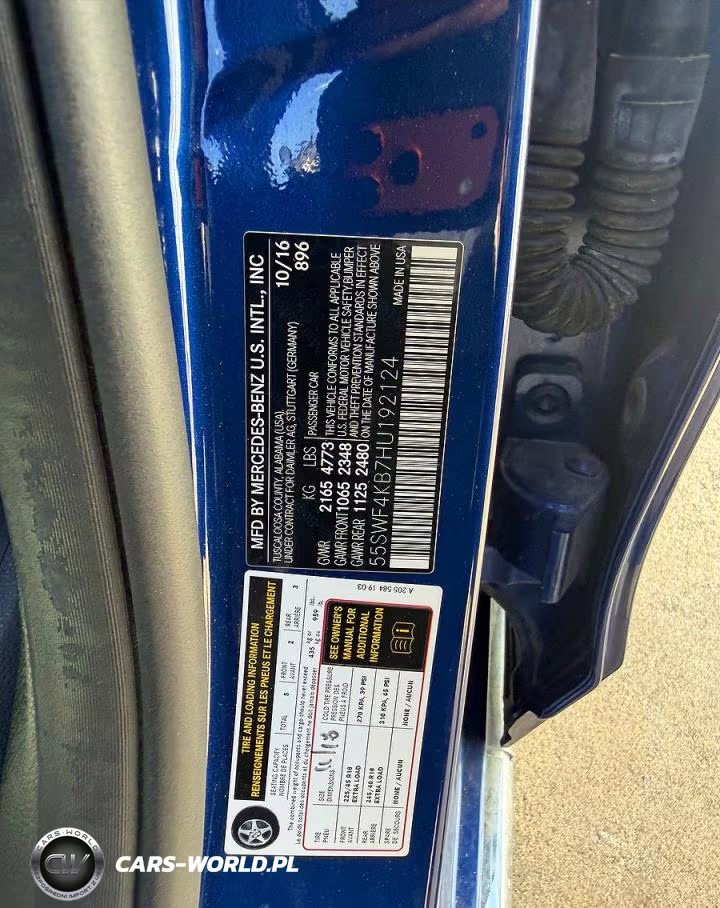 2017 Mercedes-Benz C 300 4Matic VIN:55SWF4KB7HU192124 - 10