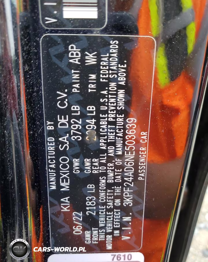 2022 Kia Forte VIN:3KPF24AD6NE503639 - 12