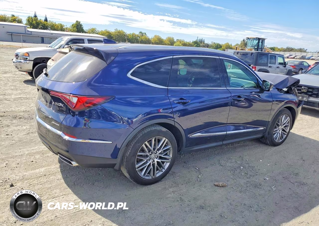 2022 Acura Mdx Advance VIN:5J8YE1H8XNL015665 - 3