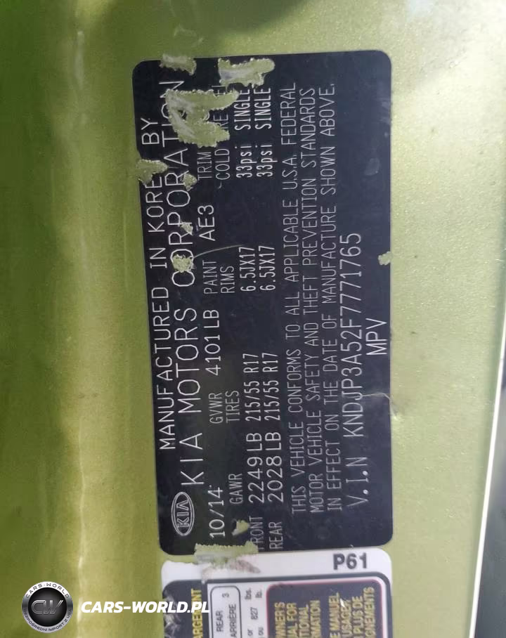 2015 Kia Soul + VIN:KNDJP3A52F7771765 - 12