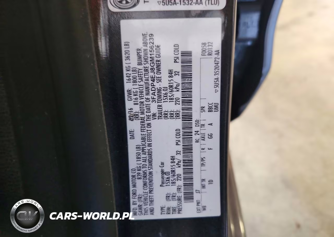 2016 Ford Fiesta Se VIN:3FADP4EJ8GM156239 - 12