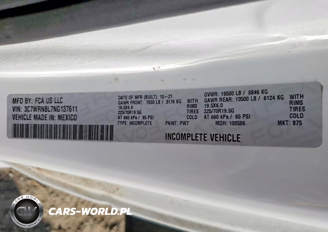 2022 Ram 5500 Chassis Tradesman-Slt VIN:3C7WRNBL7NG137611 - 13