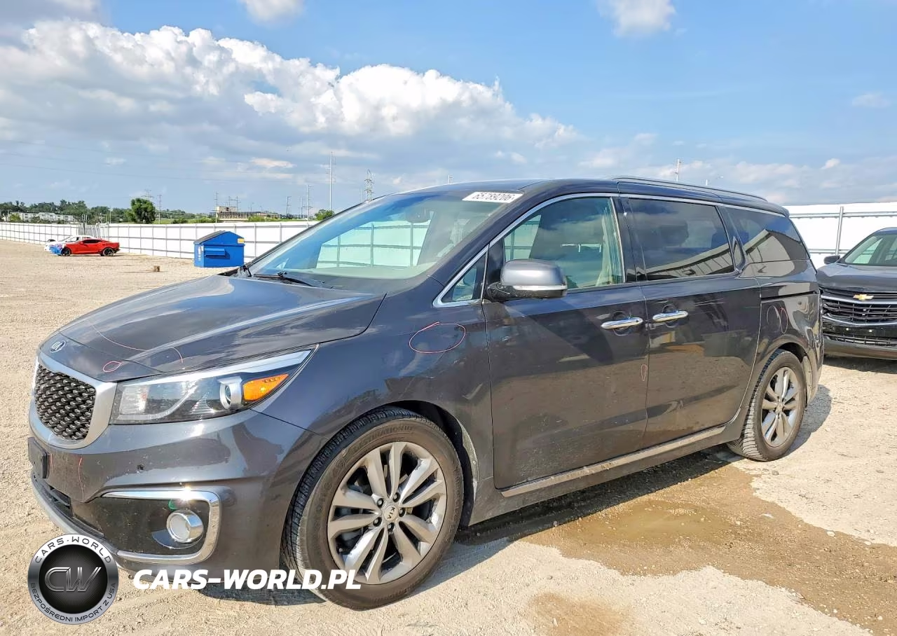 2018 Kia Sedona Sxl VIN:KNDME5C14J6374260 - 1