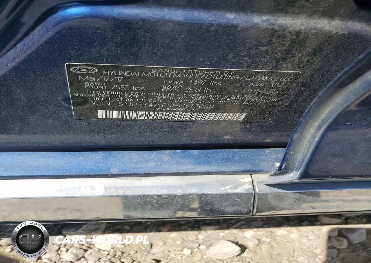 2017 Hyundai Sonata Sport VIN:5NPE34AF5HH577080 - 12