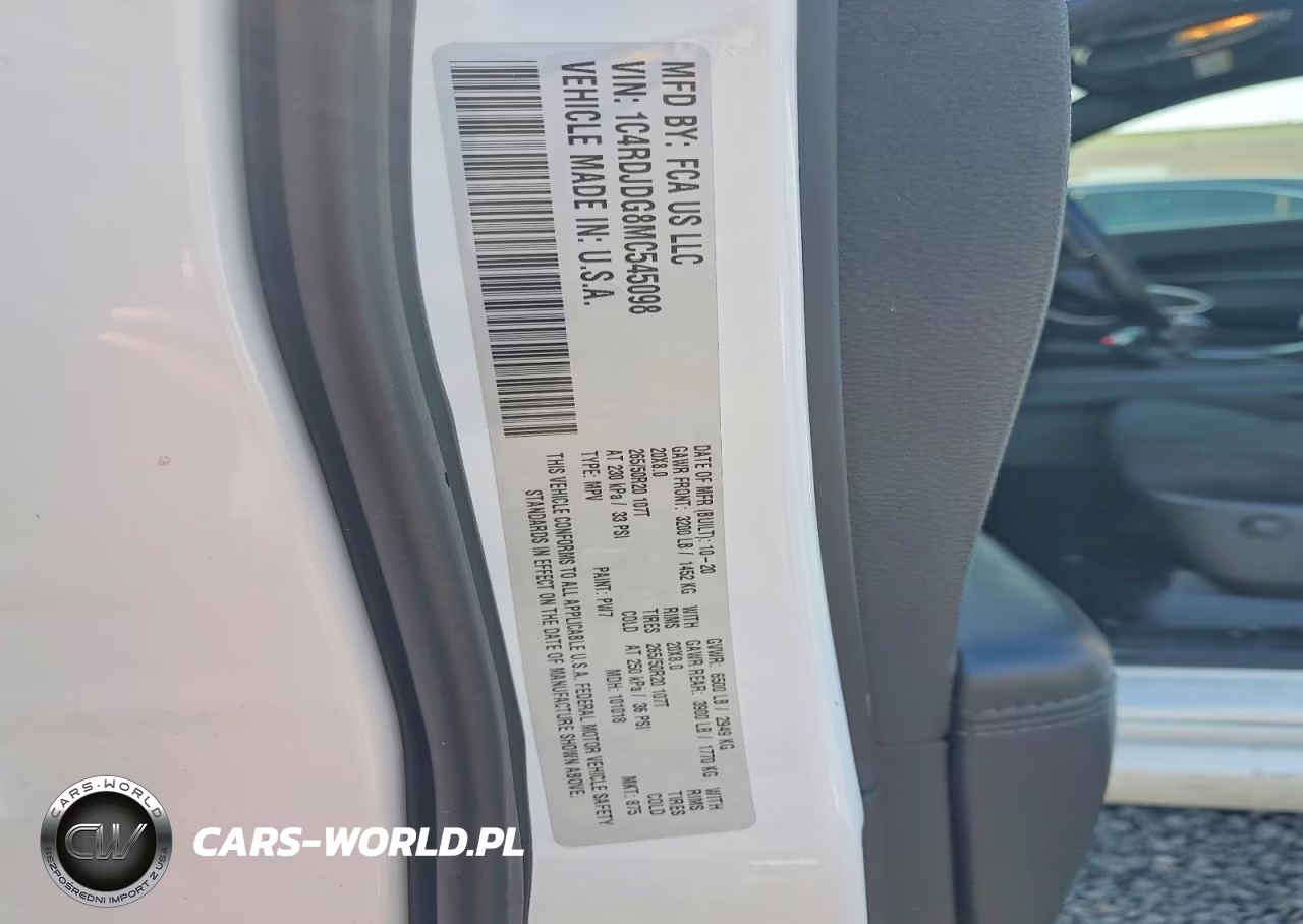 2021 Dodge Durango Gt VIN:1C4RDJDG8MC545098 - 13