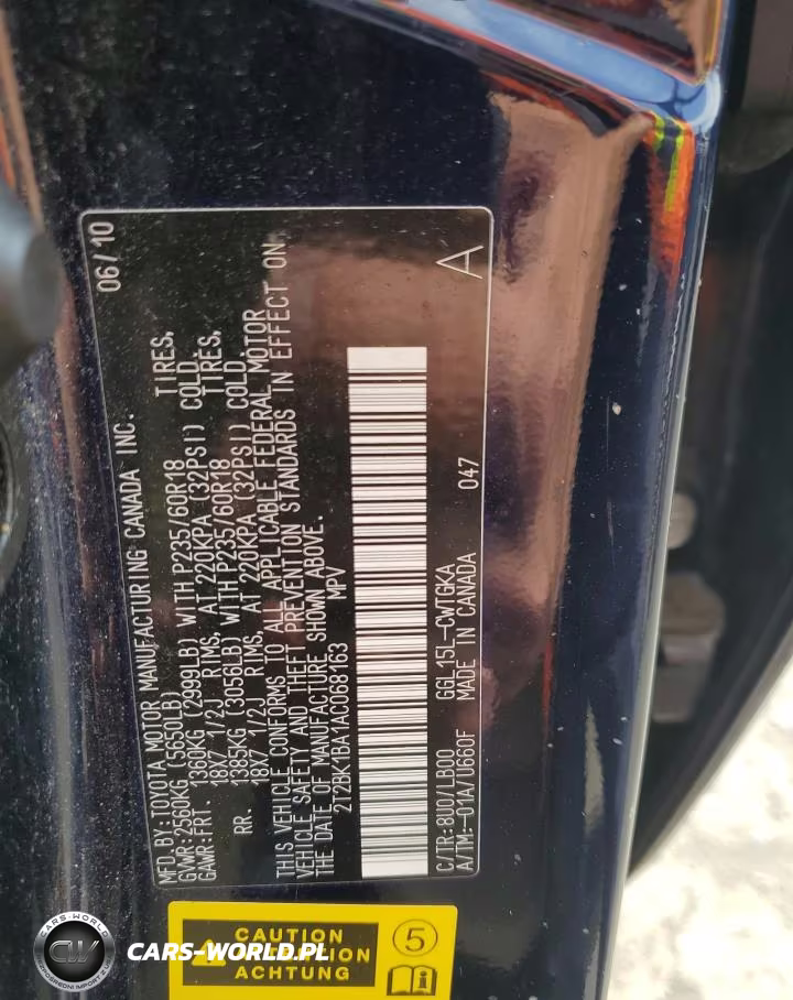 2010 Lexus Rx 350 VIN:2T2BK1BA1AC068163 - 13