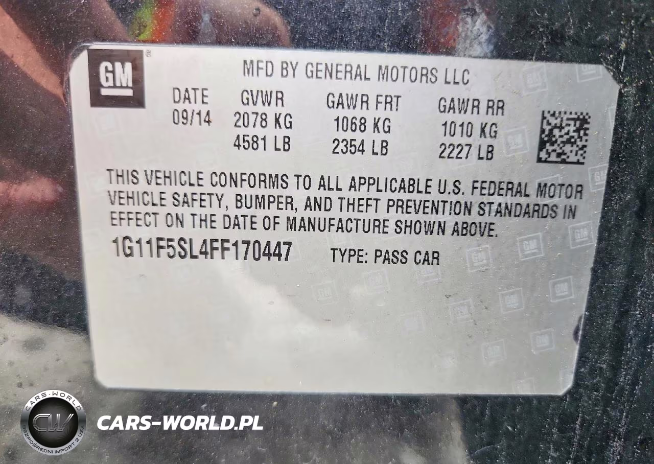 2015 Chevrolet Malibu Ltz VIN:1G11F5SL4FF170447 - 13