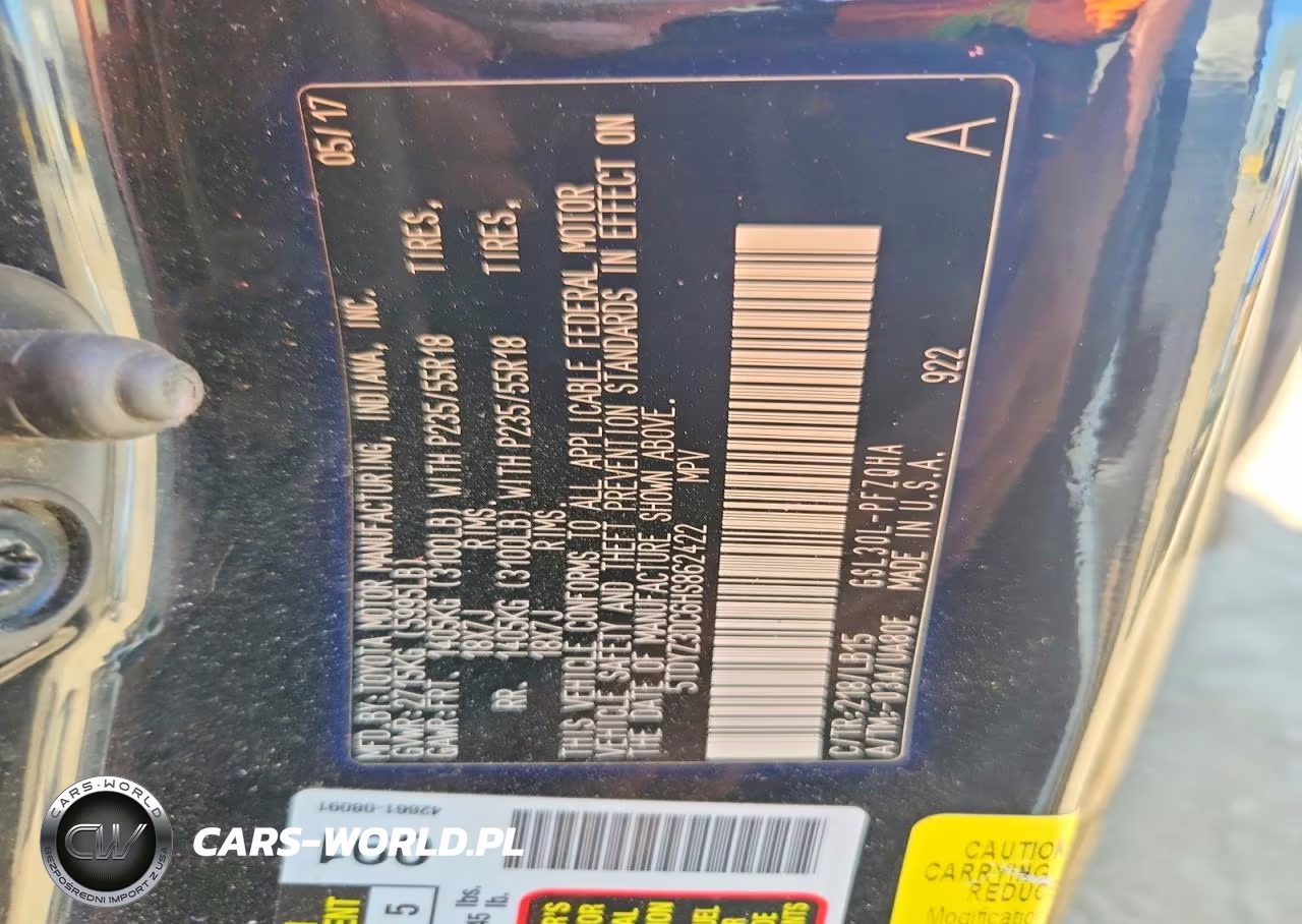 2017 Toyota Sienna Base VIN:5TDYZ3DC6HS862422 - 13