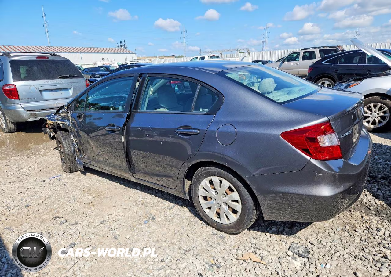 2012 Honda Civic Lx VIN:19XFB2F52CE033760 - 2