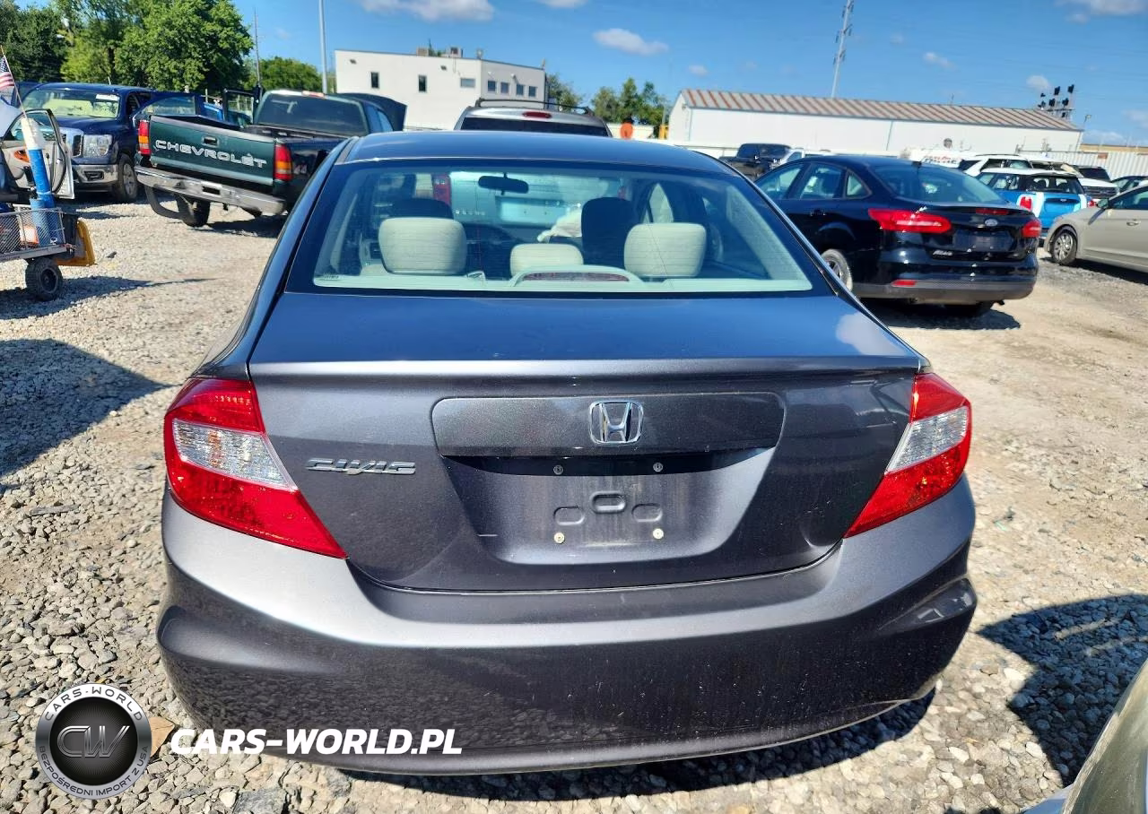 2012 Honda Civic Lx VIN:19XFB2F52CE033760 - 6