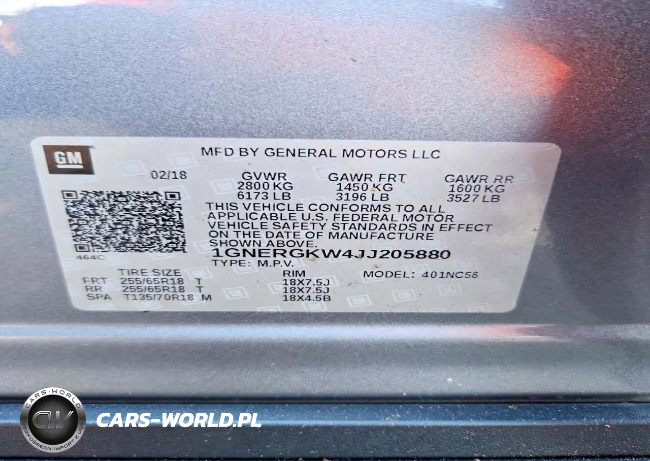 2018 Chevrolet Traverse Lt VIN:1GNERGKW4JJ205880 - 13