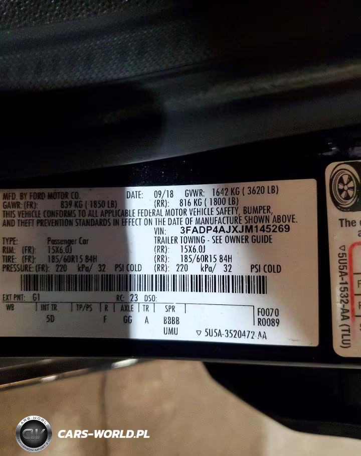 2018 Ford Fiesta S VIN:3FADP4AJXJM145269 - 12