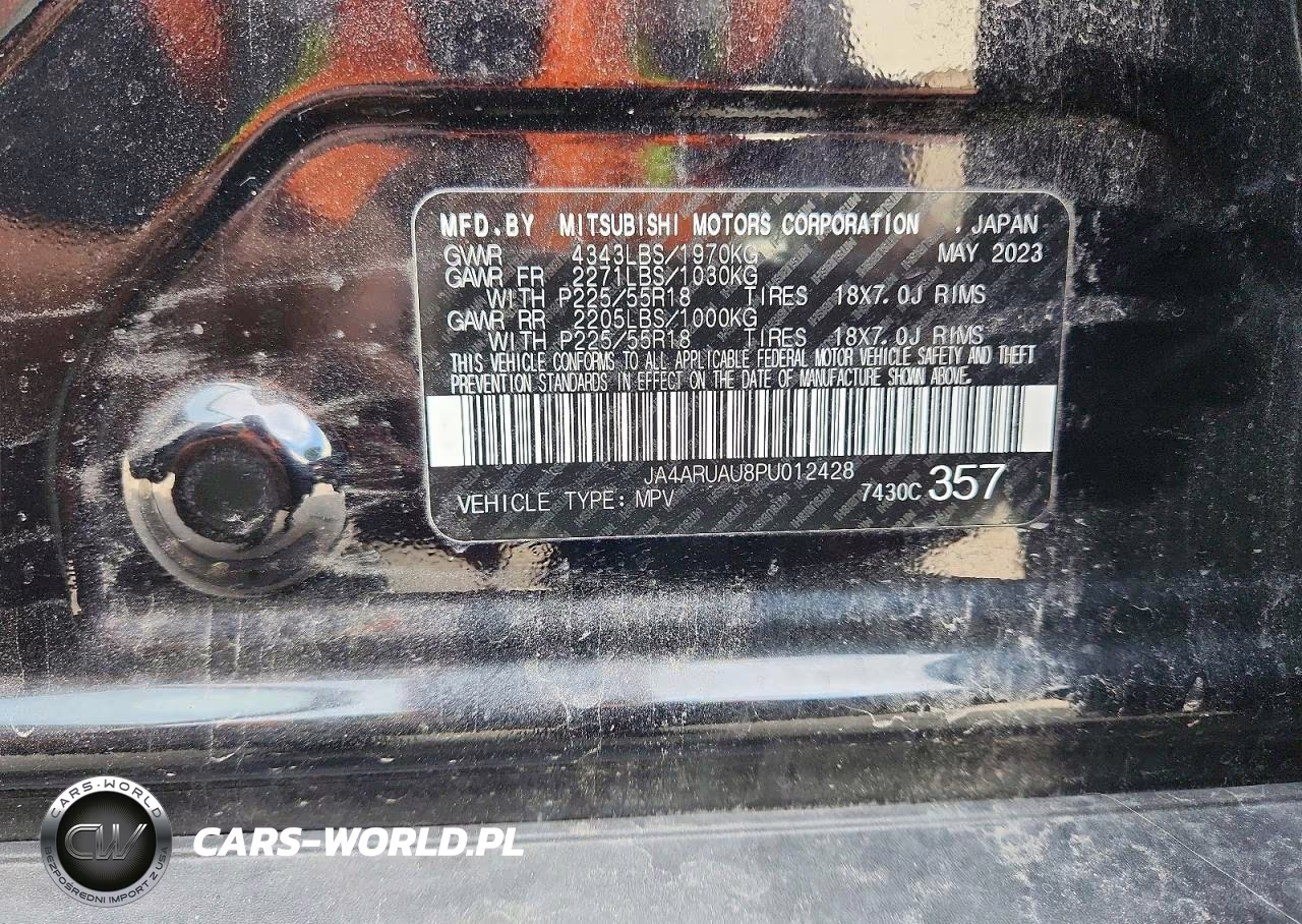 2023 Mitsubishi Outlander Sport S-Se VIN:JA4ARUAU8PU012428 - 12