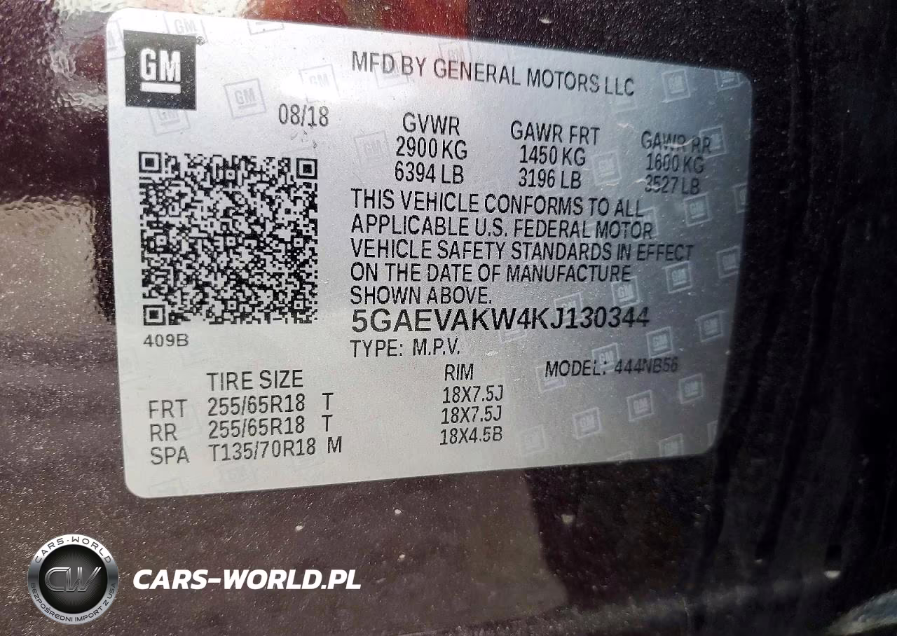 2019 Buick Enclave Essence VIN:5GAEVAKW4KJ130344 - 13
