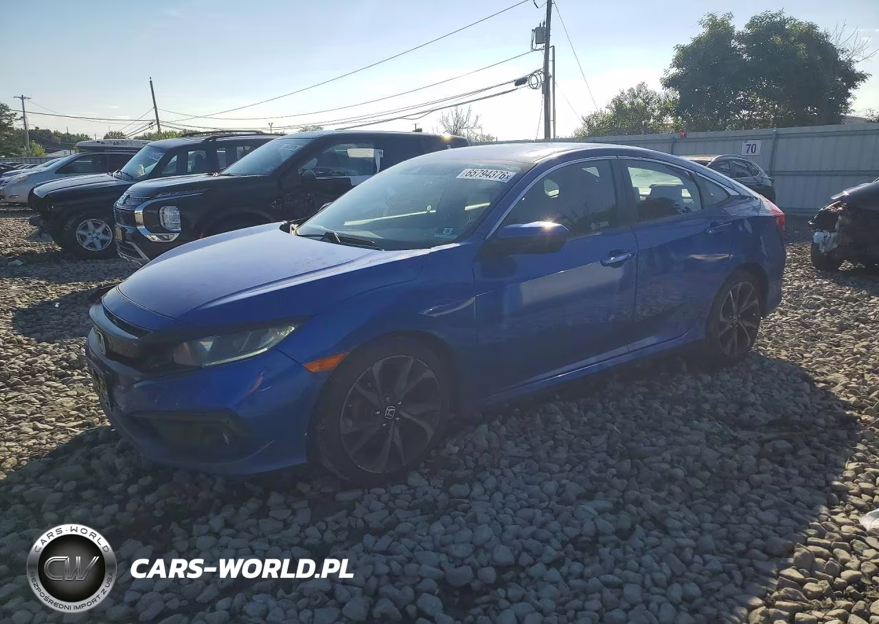 2020 Honda Civic Sport VIN:2HGFC2F89LH563950 - 1
