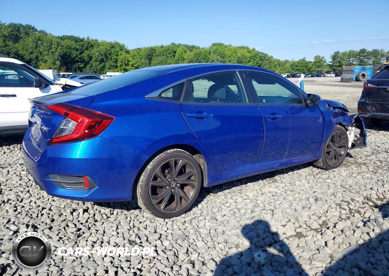 2020 Honda Civic Sport VIN:2HGFC2F89LH563950 - 3