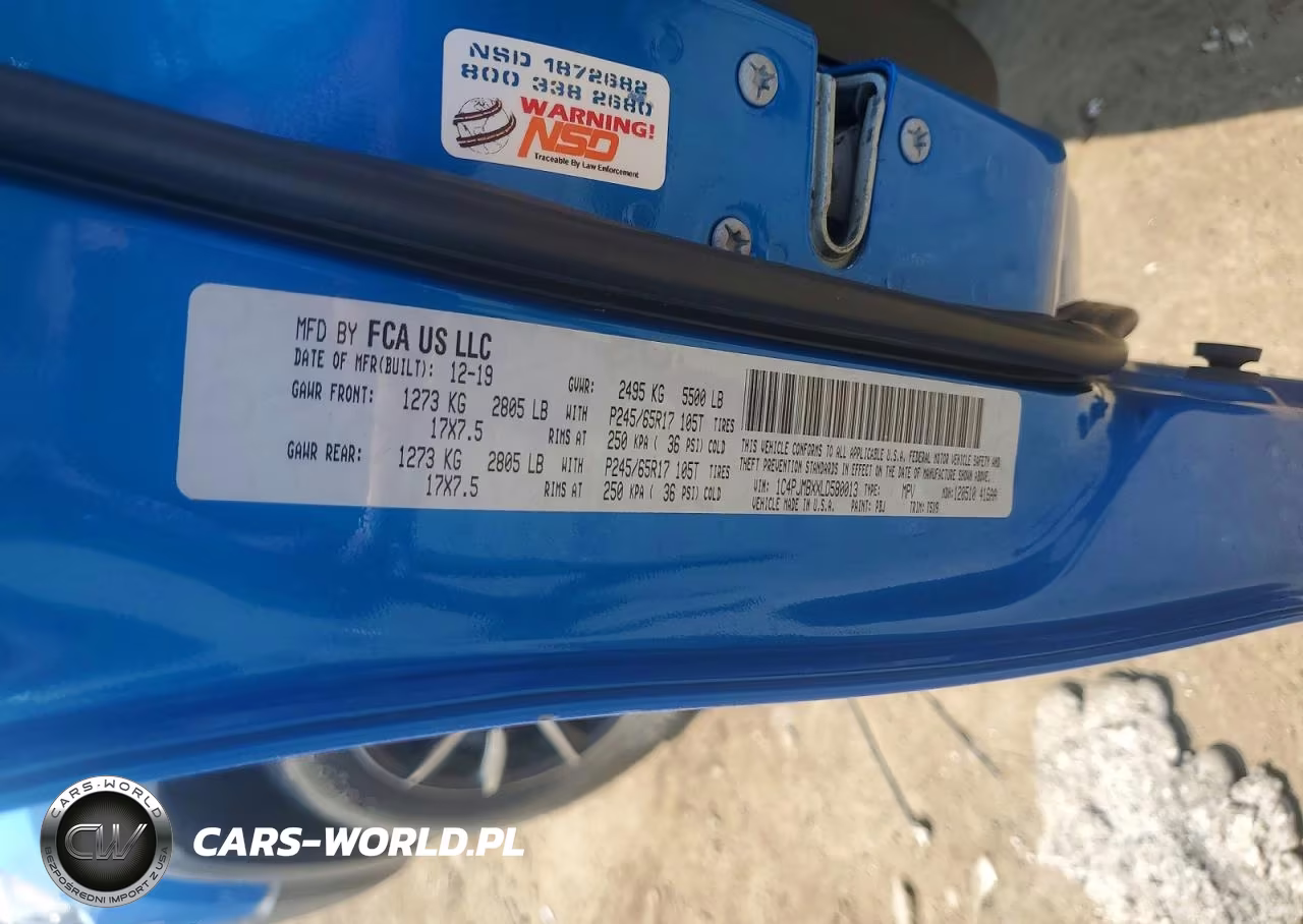 2020 Jeep Cherokee Trailhawk VIN:1C4PJMBXXLD580013 - 13