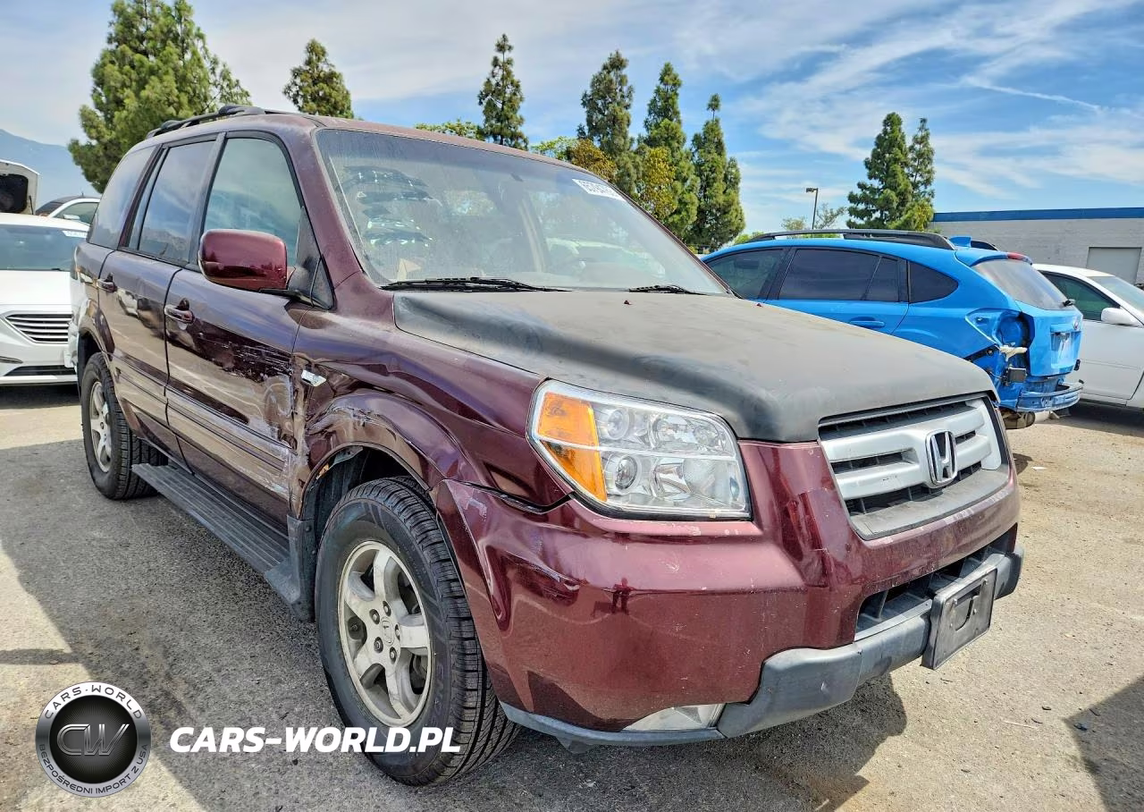 2007 Honda Pilot Ex VIN:2HKYF18487H509393 - 4