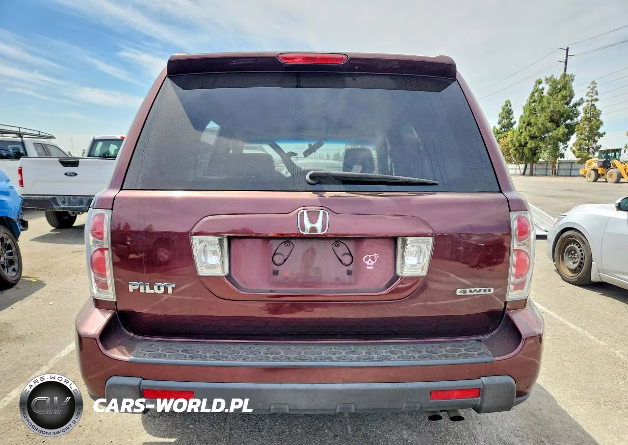 2007 Honda Pilot Ex VIN:2HKYF18487H509393 - 6