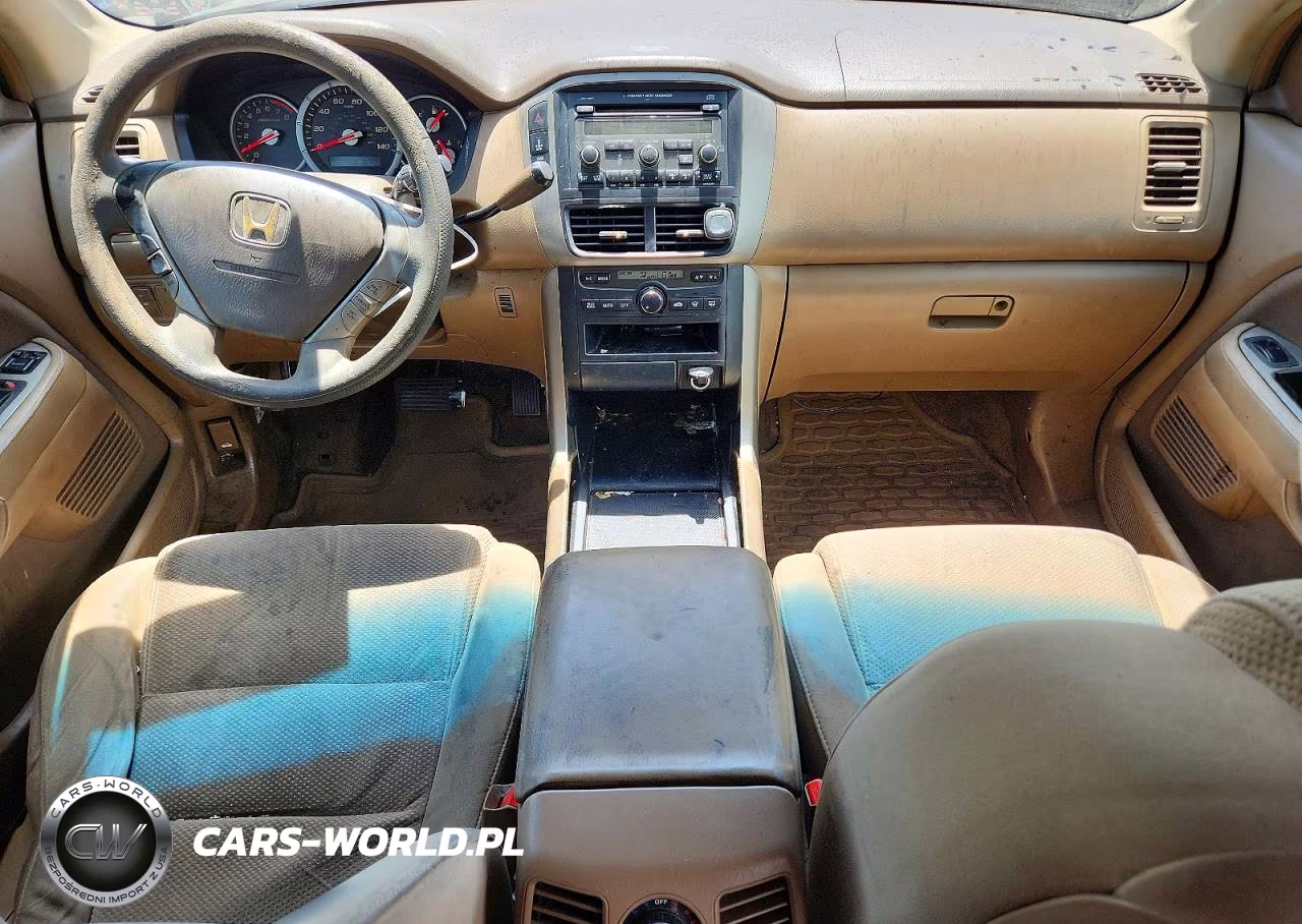 2007 Honda Pilot Ex VIN:2HKYF18487H509393 - 8