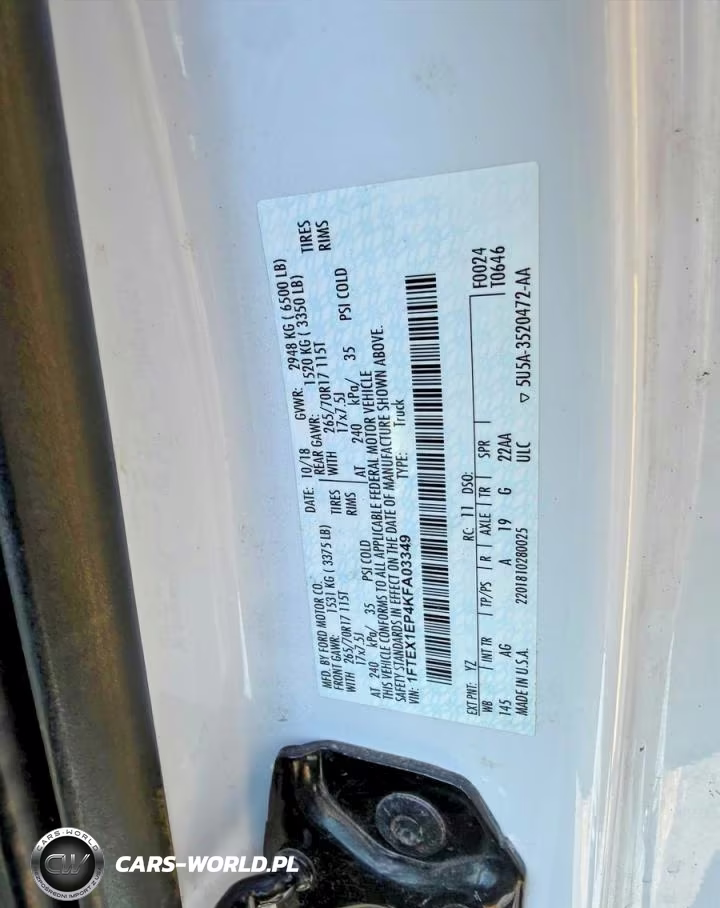 2019 Ford F150 Super Cab VIN:1FTEX1EP4KFA03349 - 10
