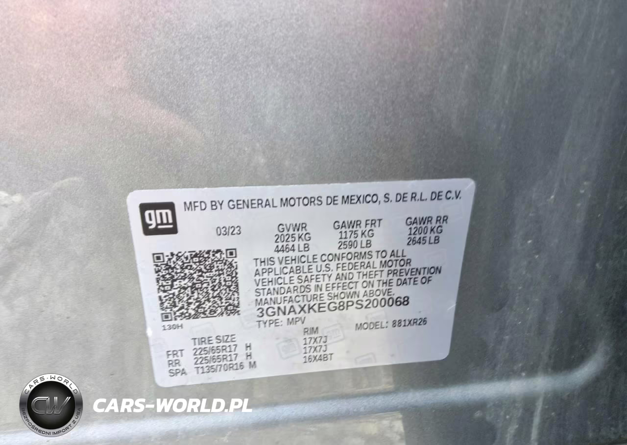 2023 Chevrolet Equinox Lt VIN:3GNAXKEG8PS200068 - 13