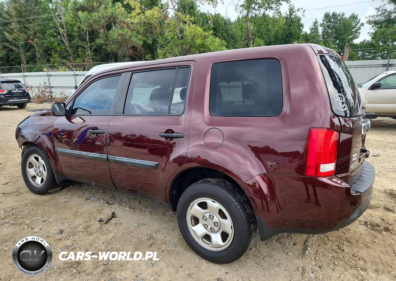 2014 Honda Pilot Lx VIN:5FNYF4H29EB044408 - 2