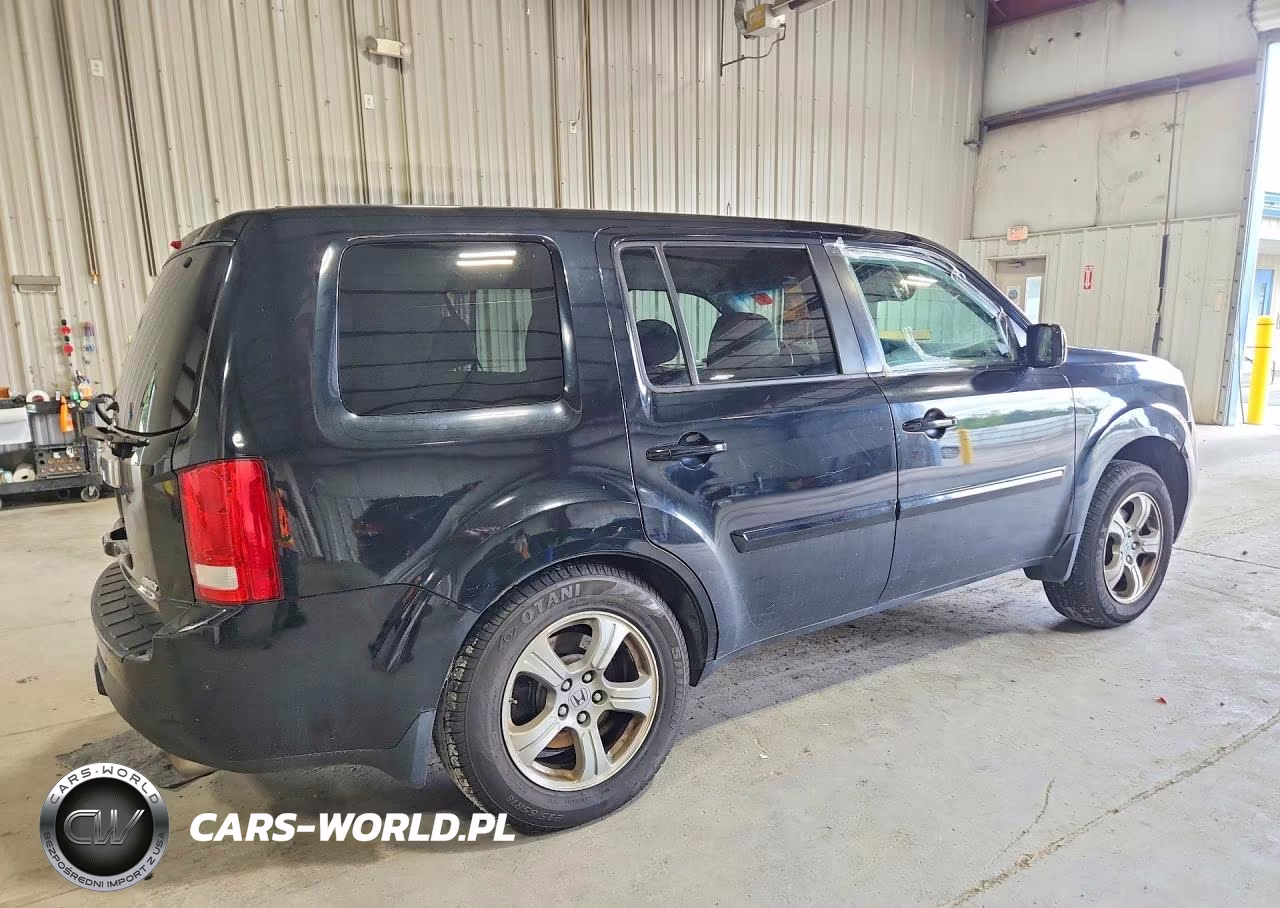 2012 Honda Pilot Exln VIN:5FNYF4H73CB005323 - 3