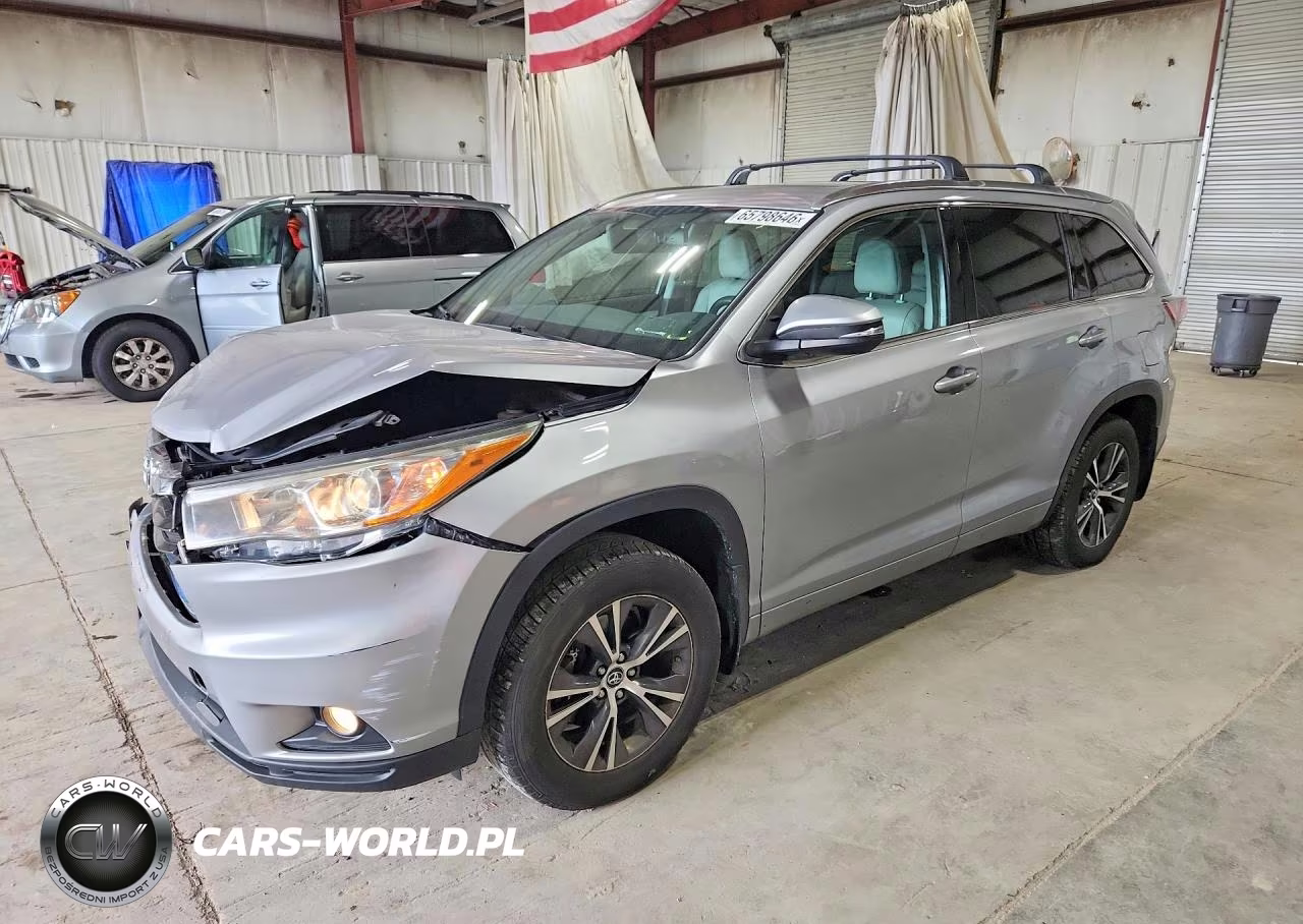 2016 Toyota Highlander Xle VIN:5TDJKRFH1GS355699 - 1