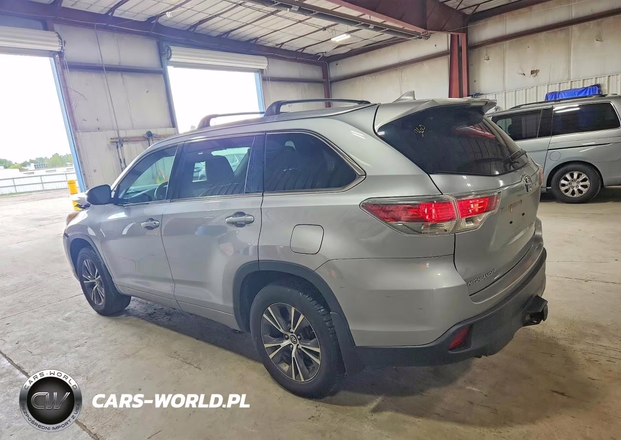 2016 Toyota Highlander Xle VIN:5TDJKRFH1GS355699 - 2