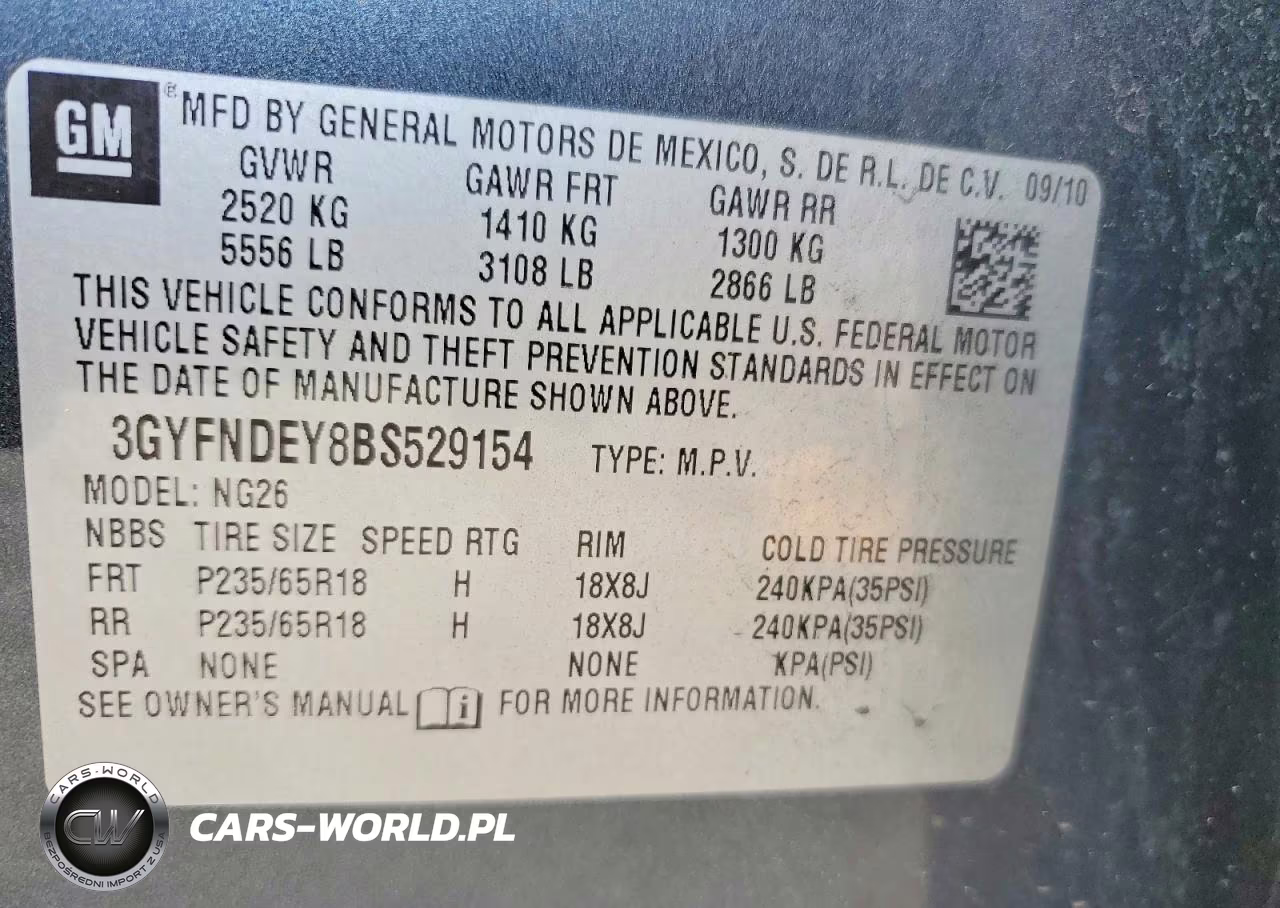 2011 Cadillac Srx VIN:3GYFNDEY8BS529154 - 14