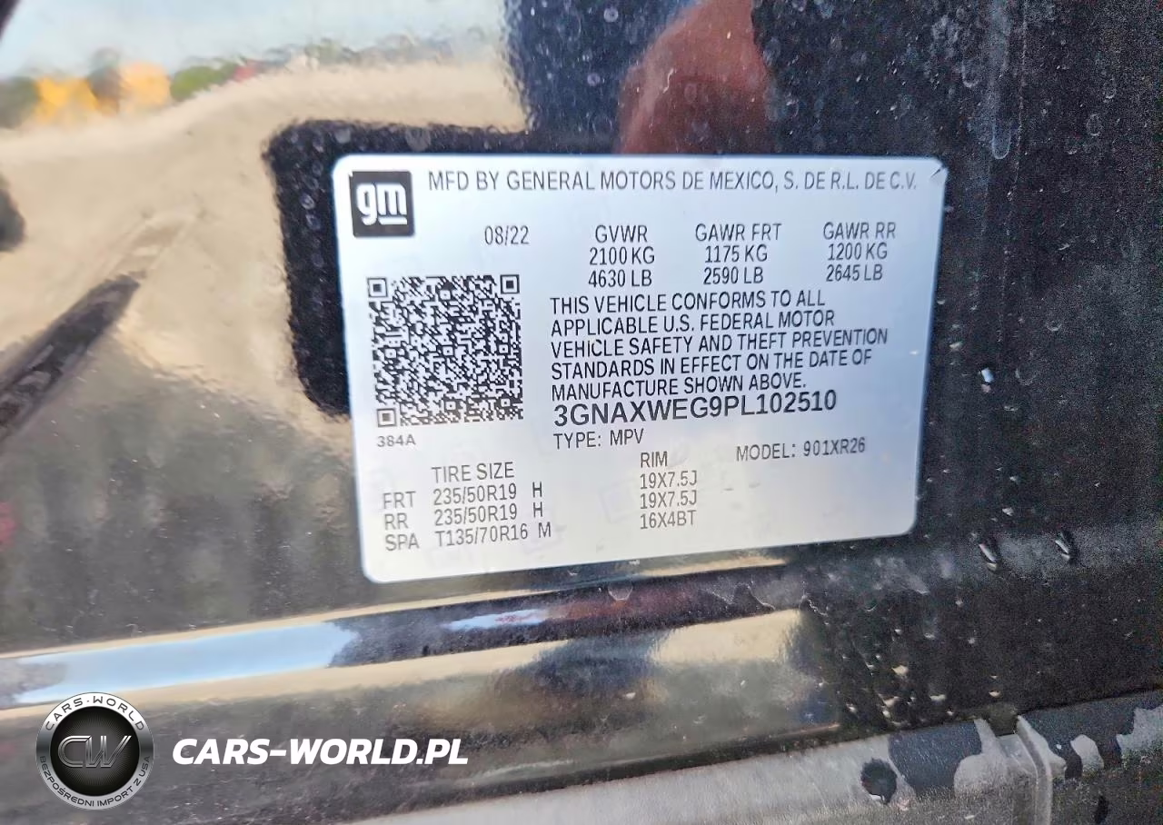 2023 Chevrolet Equinox Rs VIN:3GNAXWEG9PL102510 - 14