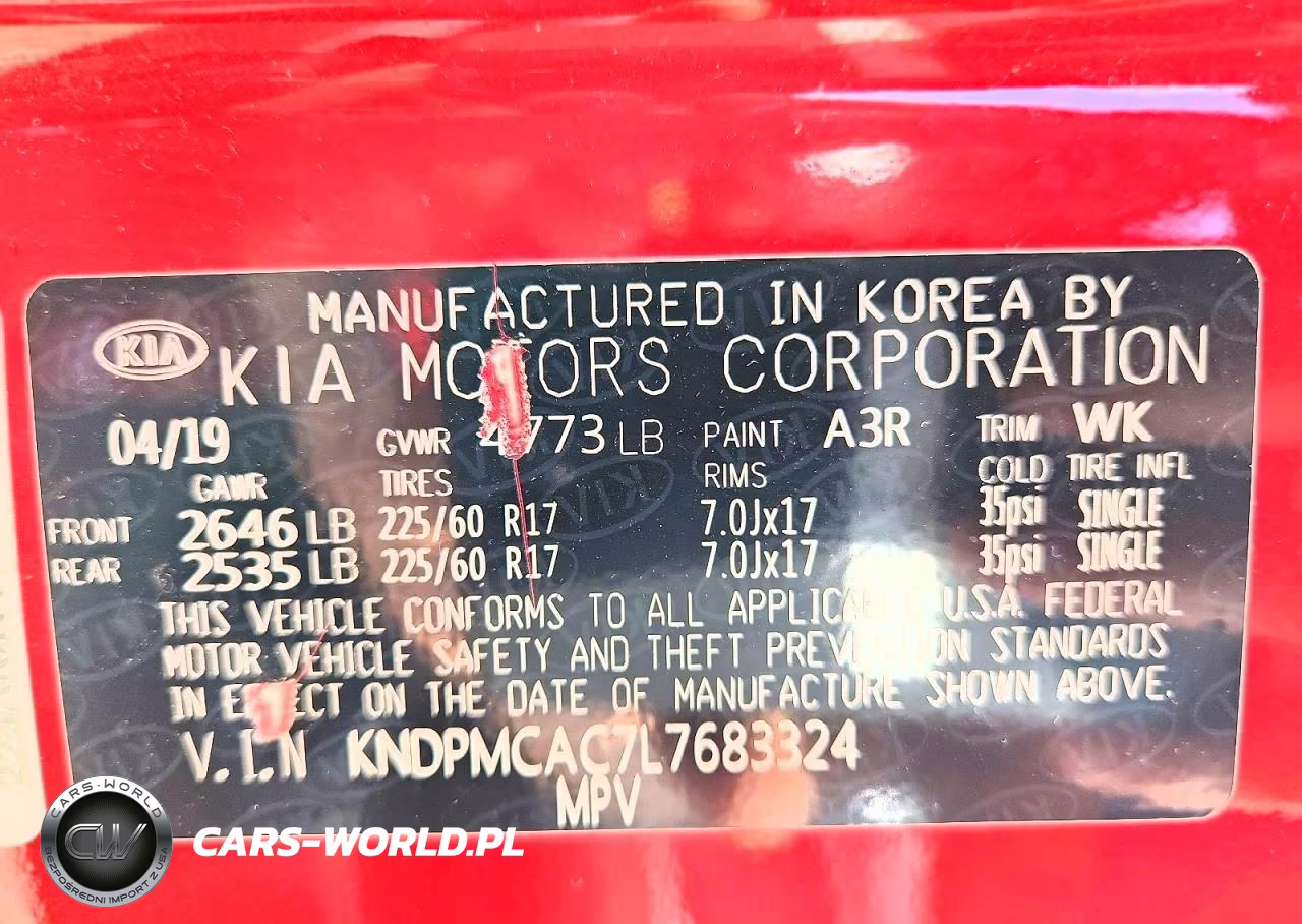 2020 Kia Sportage Lx VIN:KNDPMCAC7L7683324 - 12