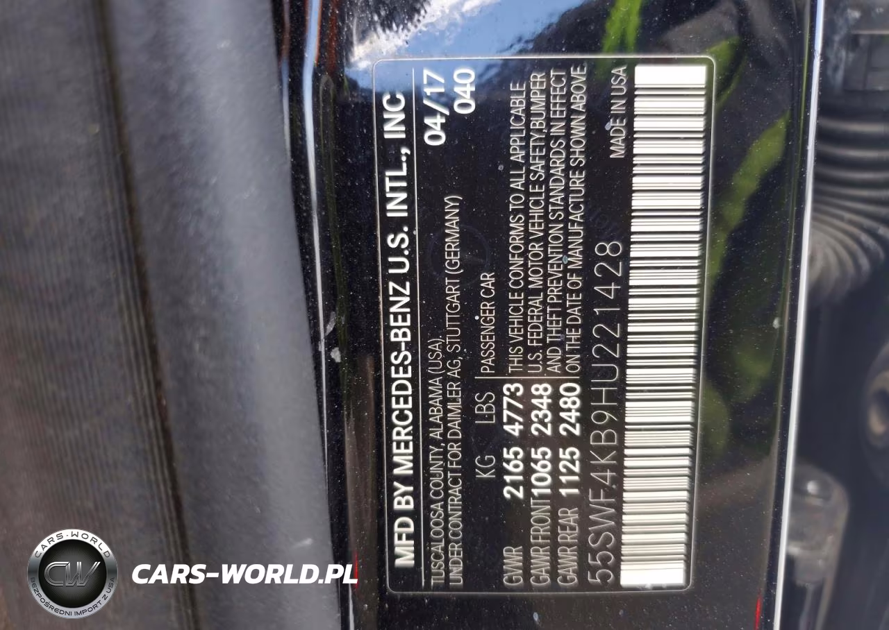 2017 Mercedes-Benz C 300 4Matic VIN:55SWF4KB9HU221428 - 12