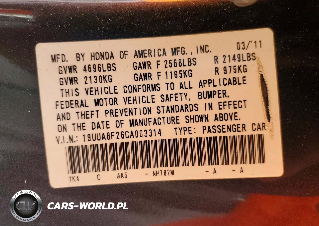 2012 Acura Tl VIN:19UUA8F26CA003314 - 13