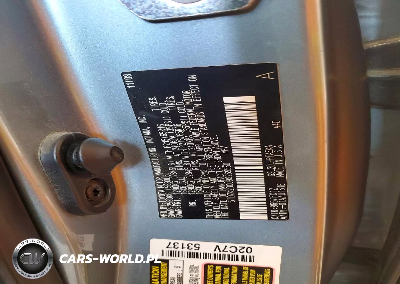 2009 Toyota Sienna Le 7-Passenger VIN:5TDZK23C09S269550 - 13