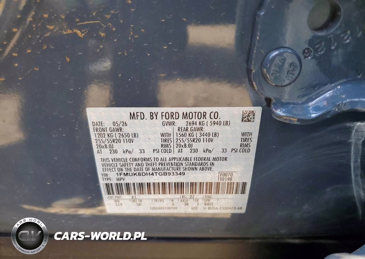 2026 Ford Explorer Active VIN:1FMUK8DH4TGB93349 - 13