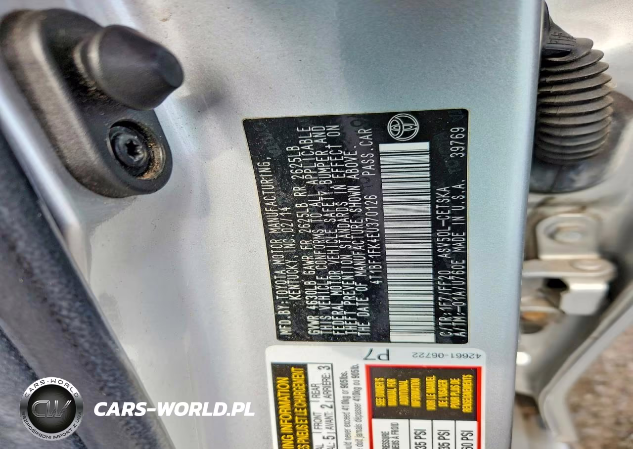 2014 Toyota Camry Se VIN:4T1BF1FK4EU370126 - 13