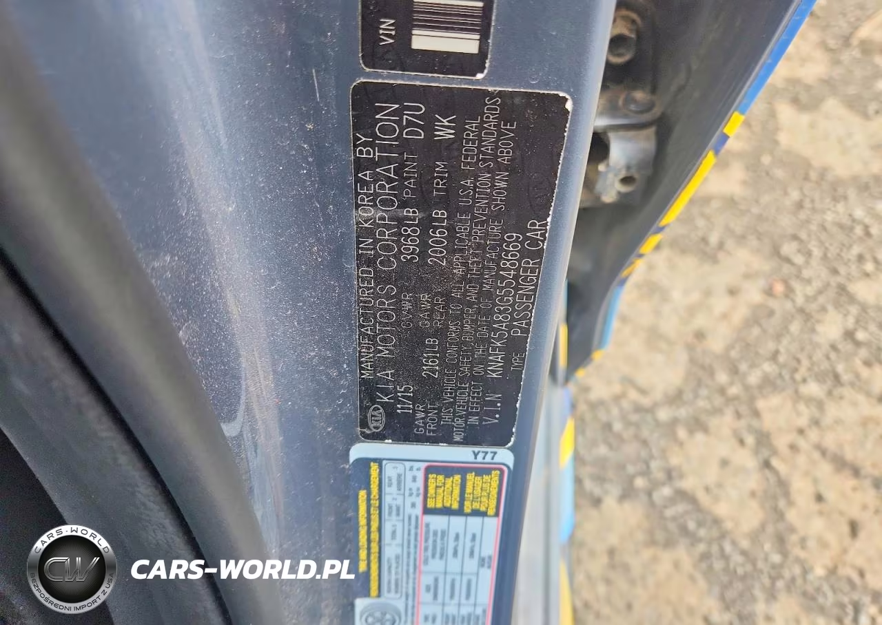 2016 Kia Forte5 Lx VIN:KNAFK5A83G5548669 - 12