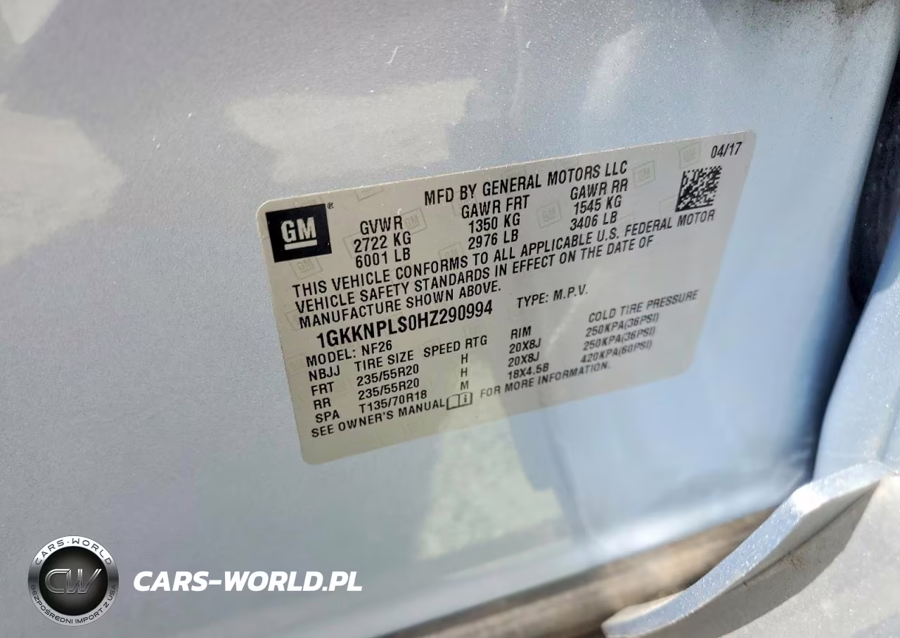 2017 GMC Acadia Denali VIN:1GKKNPLS0HZ290994 - 13
