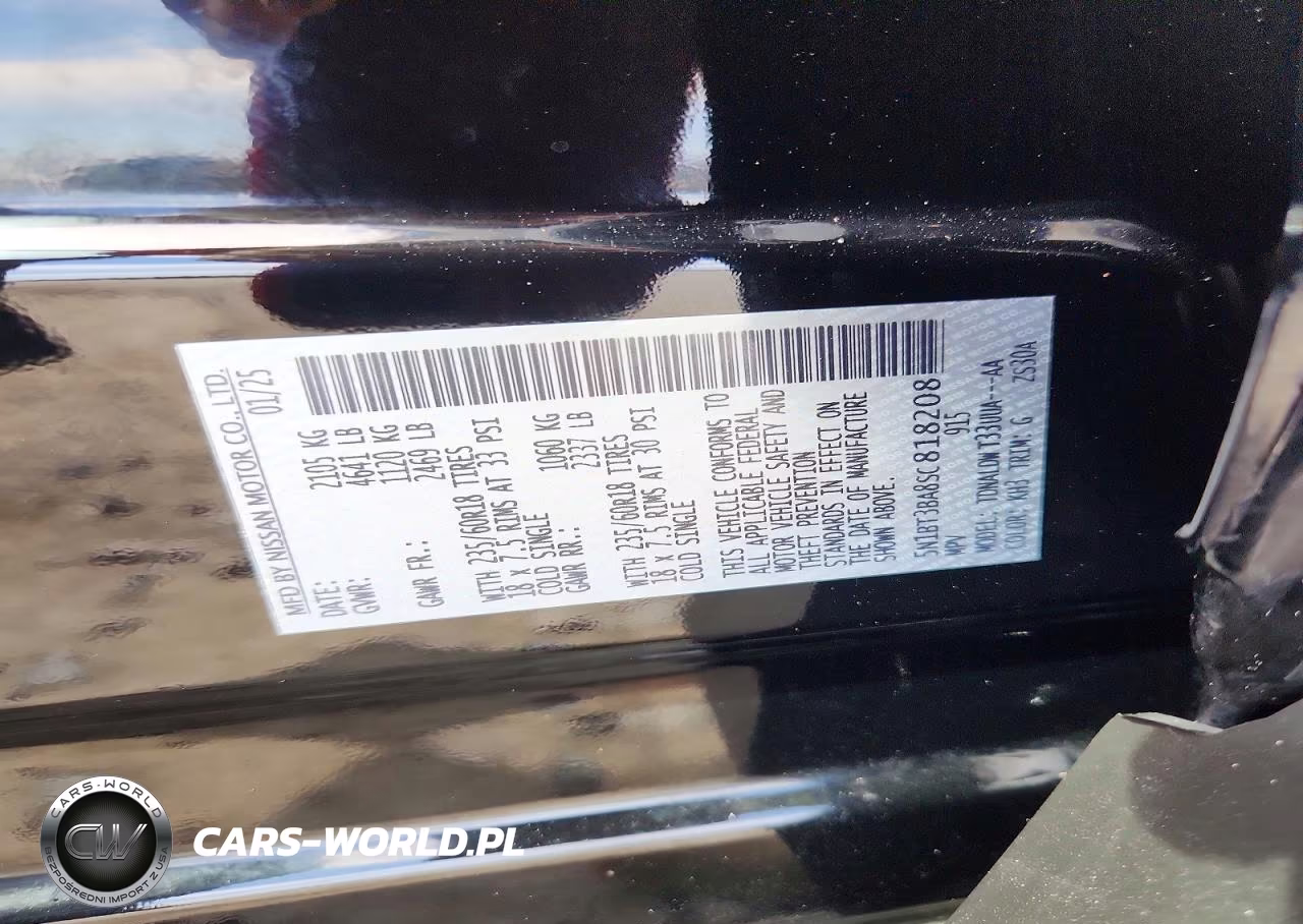 2025 Nissan Rogue Sv VIN:5N1BT3BA8SC818208 - 13