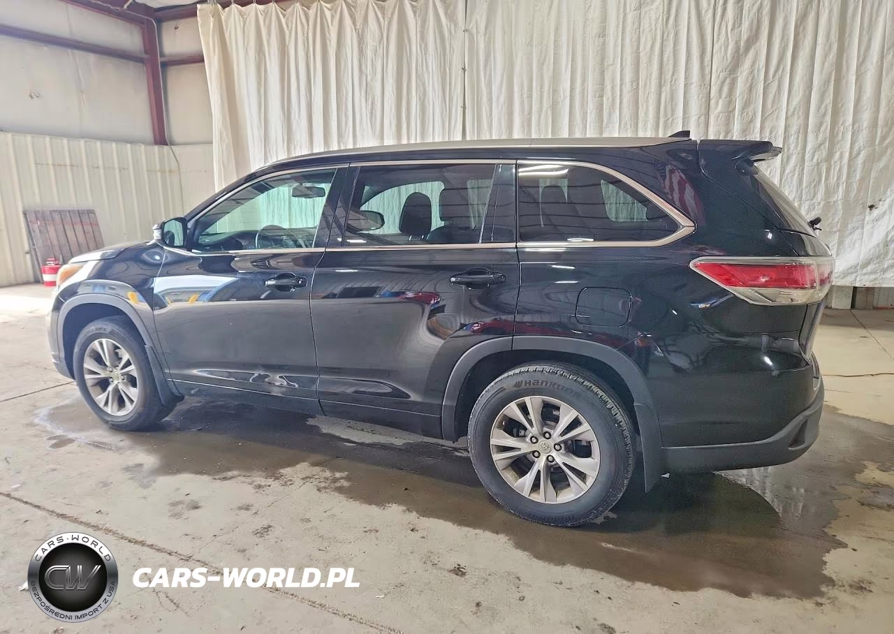 2014 Toyota Highlander Xle VIN:5TDJKRFH1ES038230 - 2
