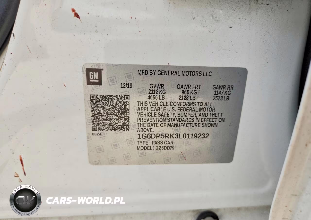 2020 Cadillac Ct5 Sport VIN:1G6DP5RK3L0119232 - 12